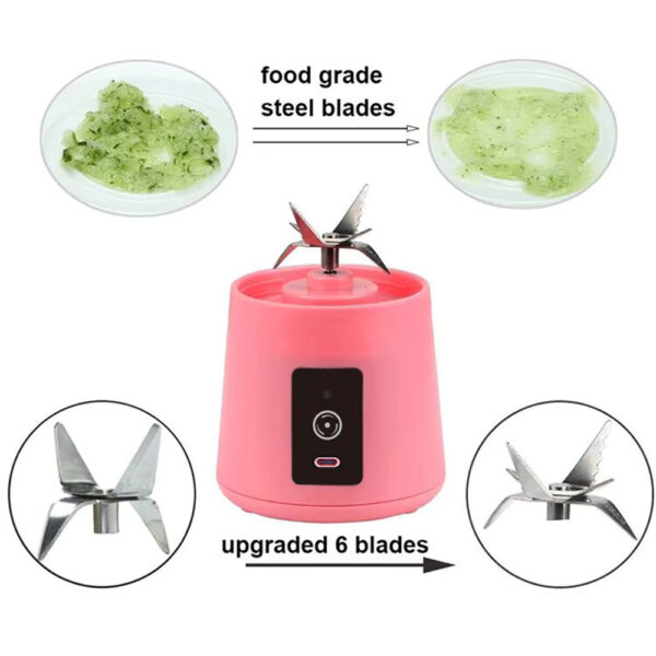 6 Blade Portable Juice Blender - Image 2