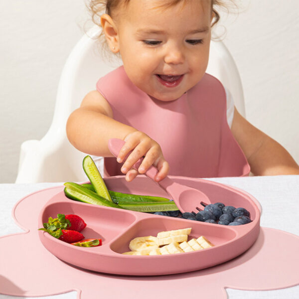 8pcs Silicone Baby Cutlery Set - Image 2