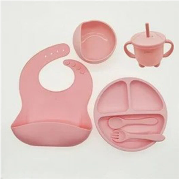 8pcs Silicone Baby Cutlery Set