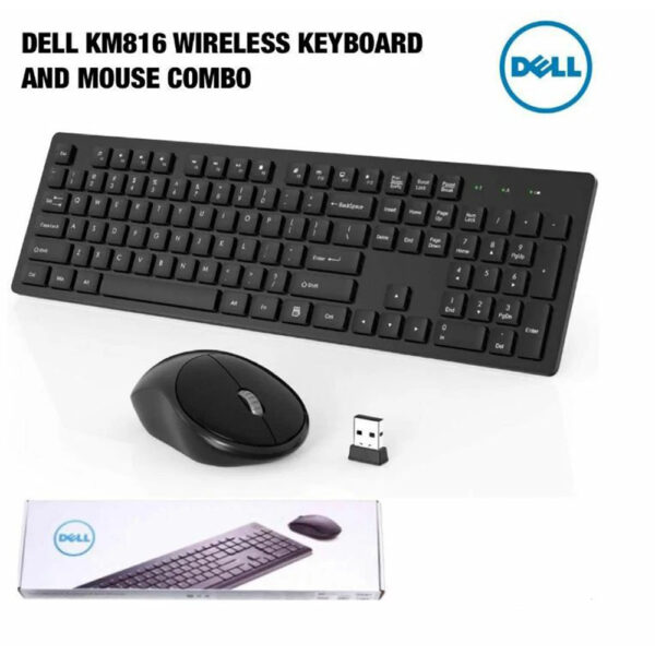 Dell Wireless Keyboard & Mouse - KM816 - Image 2