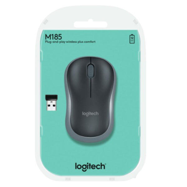 Logitech Wireless Mouse - M185 - Image 2