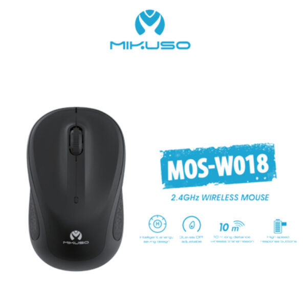 Mikuso Wireless Mouse - W018 - Image 3