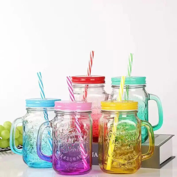 Mason Glass Bottle - Image 3