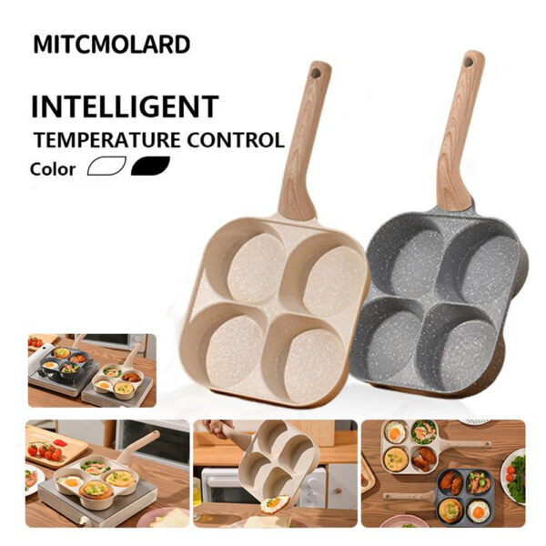 Synmore 4-Hole Non-Stick Pan - Image 3
