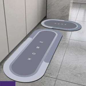 2pcs Waterproof Floor Mat - Oval