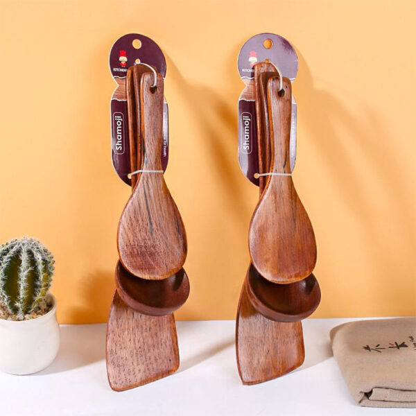 3Pcs Wooden Shovel Set - Image 2