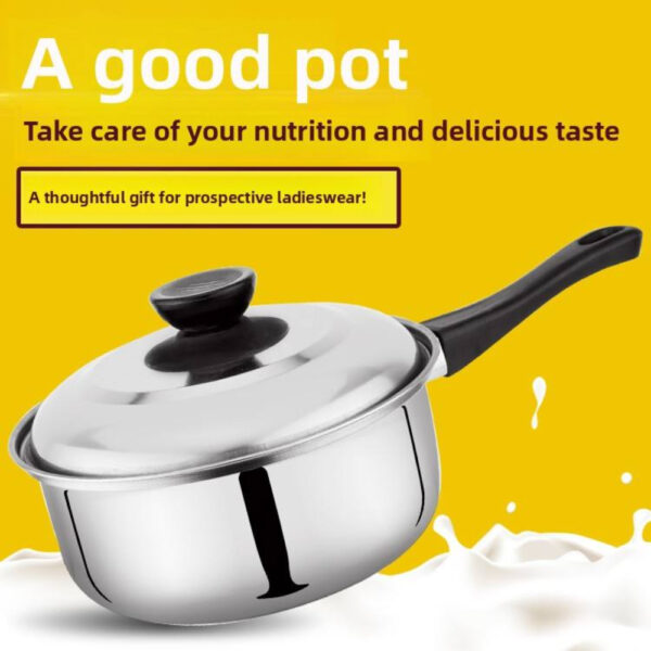 3pcs Cookware Set Milk Pan (14-16-18Cm) - Image 2