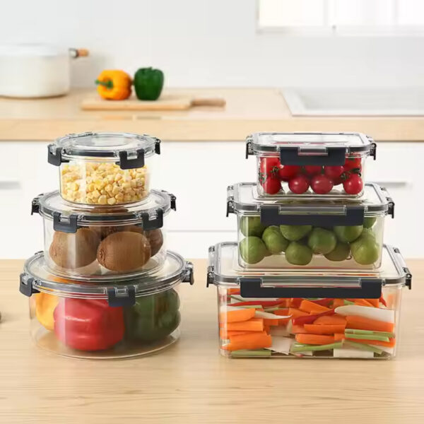 3pcs Lusha Food Container - Rec - Image 2