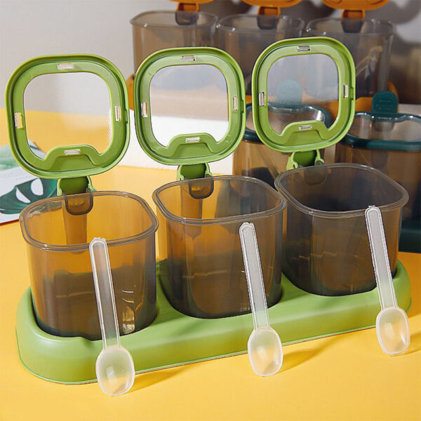 4 Compartment Seasoning Container - Image 2