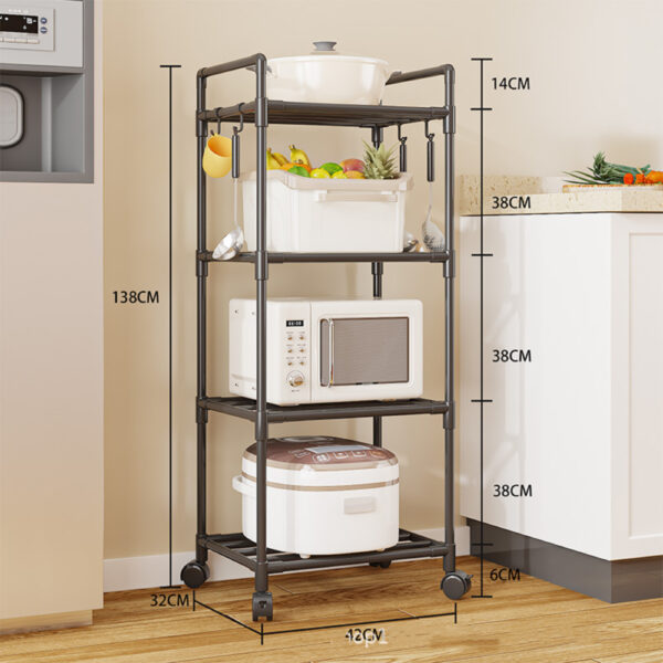 4 Layer Kitchen Storage Rack - Image 2