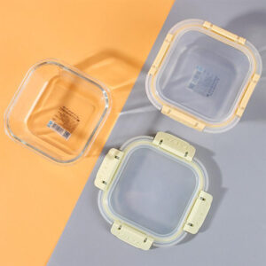 500ml Square Glass Fresh Keeping Box 1611