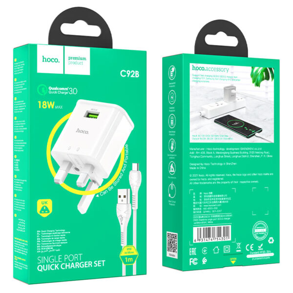 Hoco Micro Charger - C92BV