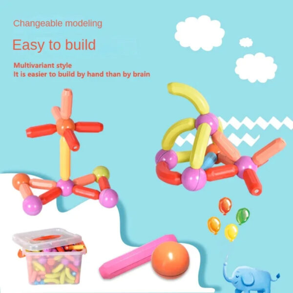 64pcs Magnetic Sticks - Image 2