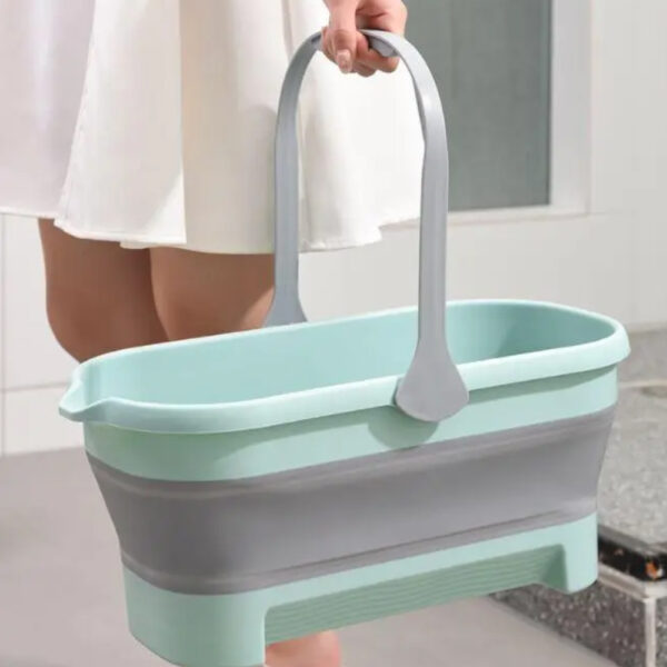 Handheld Folding Mop Bucket - 8148 - Image 2