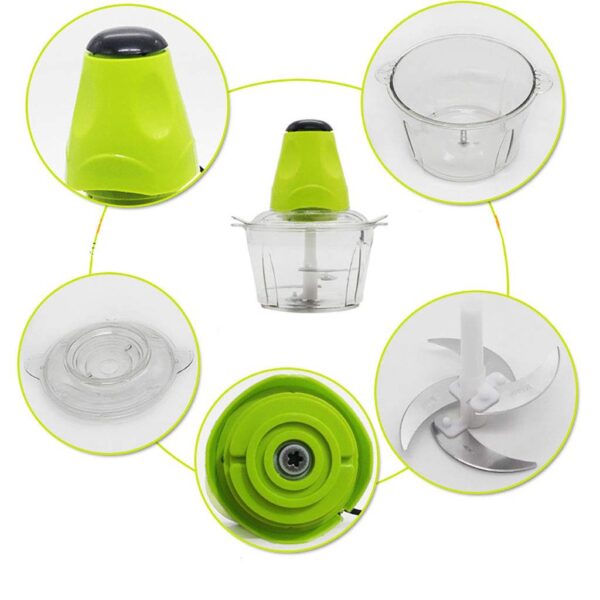 Electric Food Cooking Machine Double Blade - Image 3