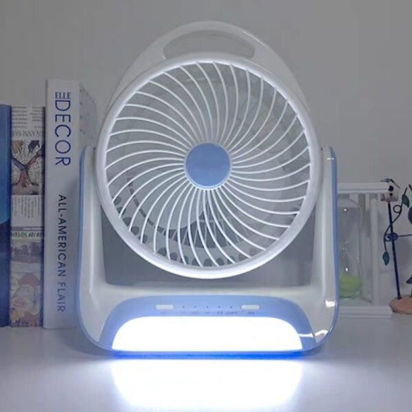 Bright Rech Mini Table Fan with Light - BR66RC - Image 2