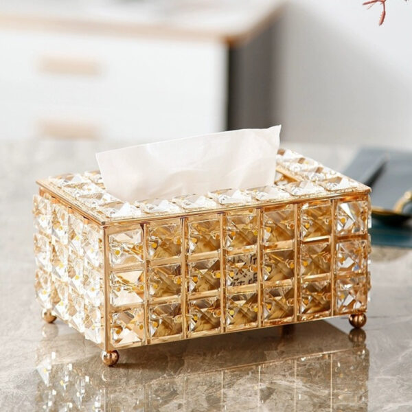 Crystal Tissue Box Holder - Image 3