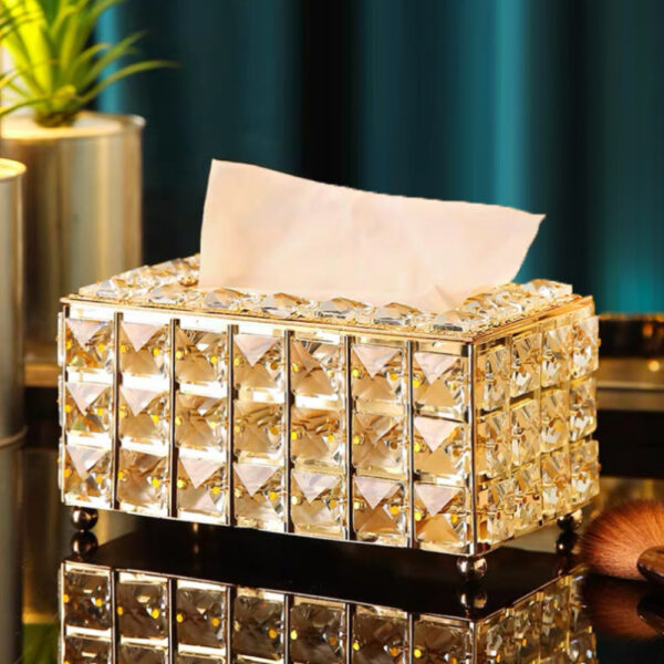 Crystal Tissue Box Holder - Image 2