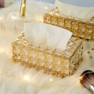 Crystal Tissue Box Holder