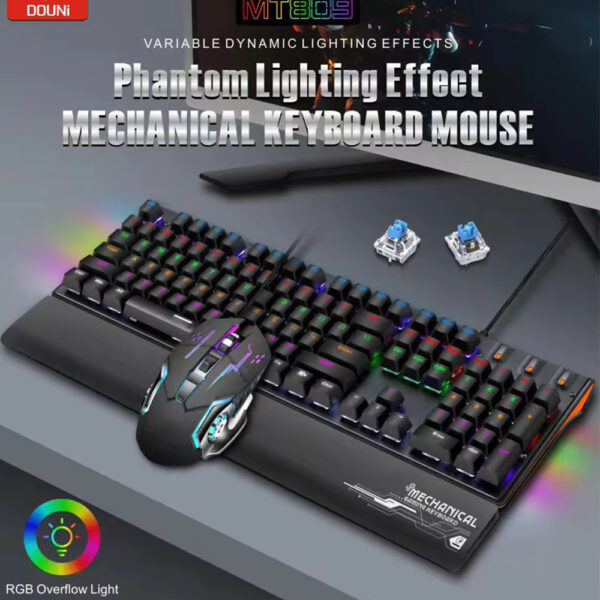 Friwol Gaming Wired Keyboard & Mouse - XT10 - Image 2