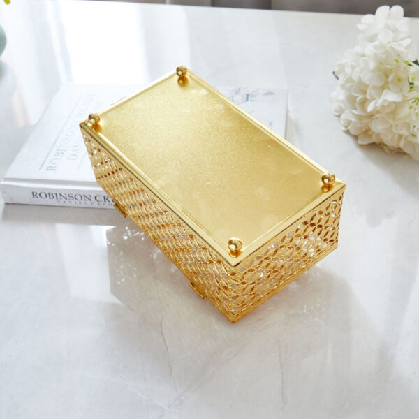 Golden Tissue Box Holder - Image 2