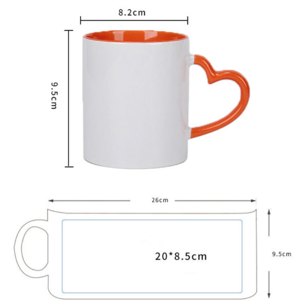 Heart Porcelain Cup - Image 2