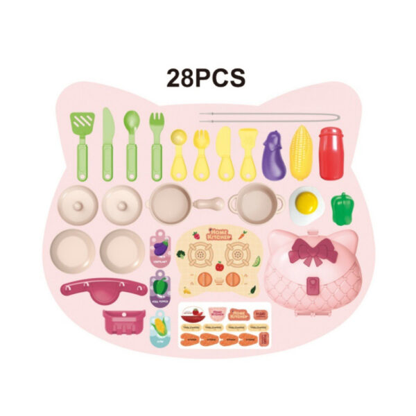 Kids Home Kitchen Backpack 28pcs - Image 3