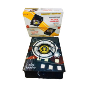 Infinity Single Burner Glass Top Gas Cooker
