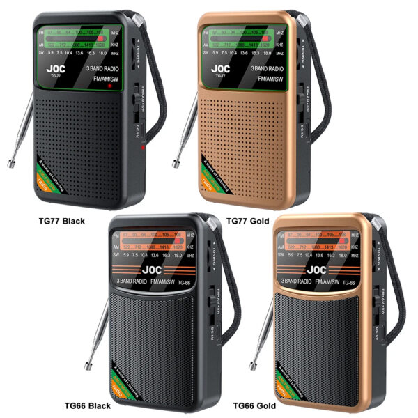 JOC 3 Band Pocket Radio TG-66 - Image 3