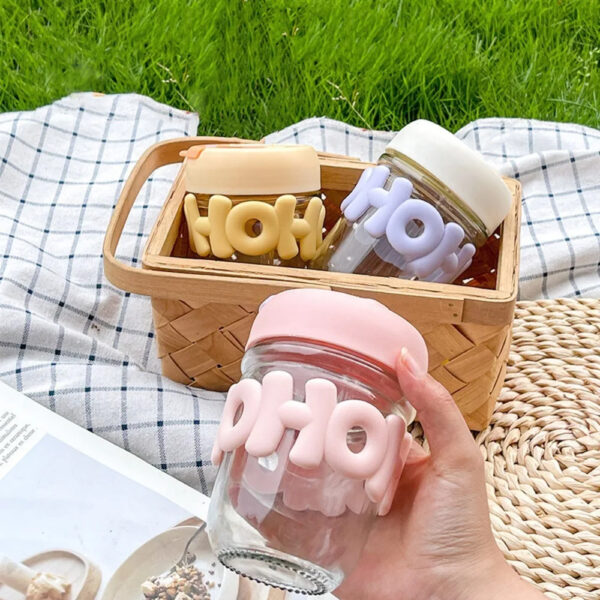 300ml Letter Glass Cup - Image 2