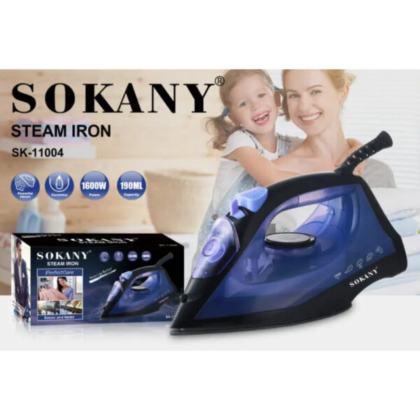 Sokany 1600W Steam Iron - SK11004 - Image 2
