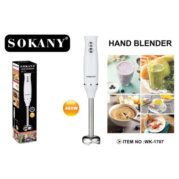 Sokany 400W Hand Blender WK-1707