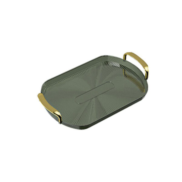Square Tray with Gold Handle - Image 3