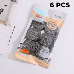 6pcs Stainless Steel Cleaning Ball