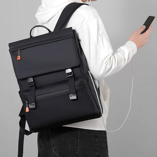 StyleVault Backpack Gray - Image 4