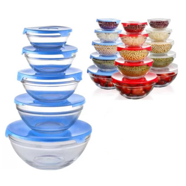 TW 5pcs Glass Bowl Set - Image 3