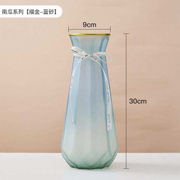 Gold Line Color Vase 2136 - Image 2