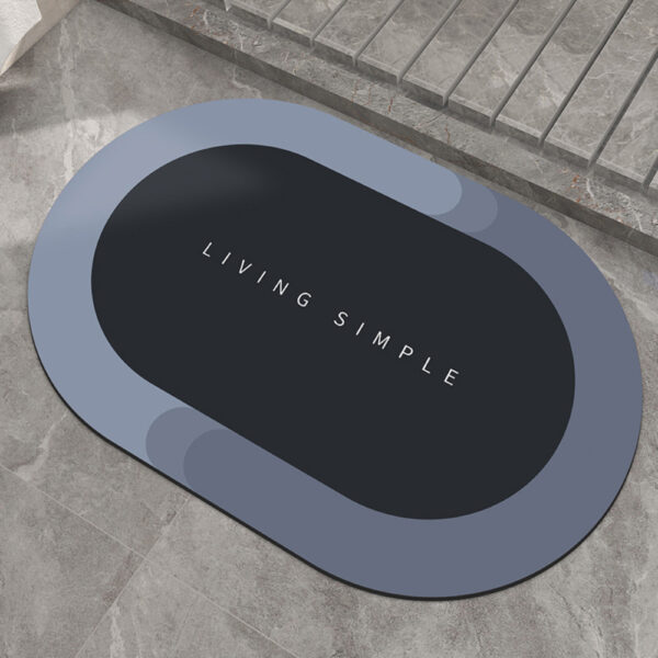 Waterproof Floor Mat Oval - Home - Image 3