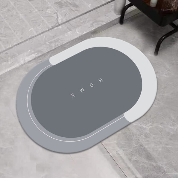 Waterproof Floor Mat Oval - Home - Image 2
