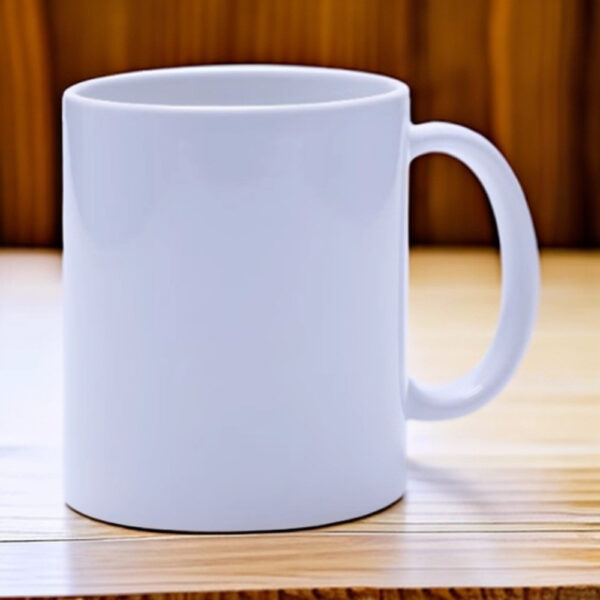 White Ceramic Mug - Image 2