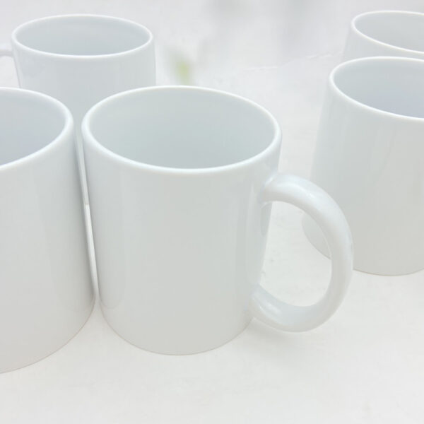 White Ceramic Mug - Image 3