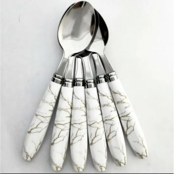 Yuchang White Marble Table Spoon - 21936 - Image 2