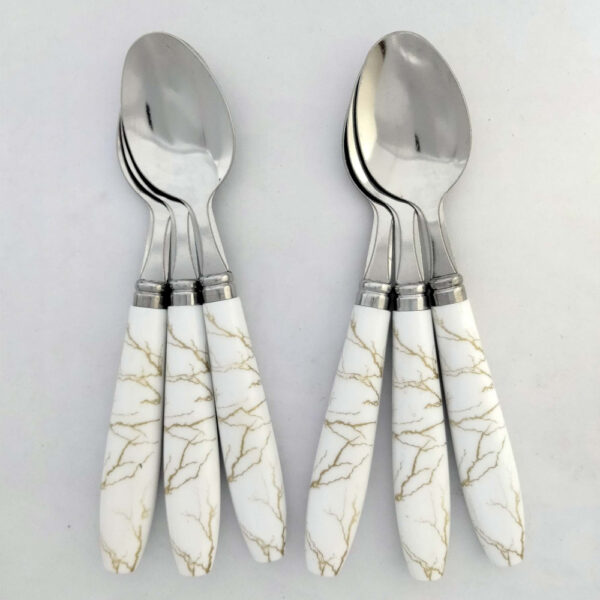 Yuchang White Marble Table Spoon - 21936 - Image 3