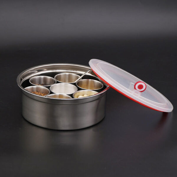 25cm SS Masala Box - Image 4