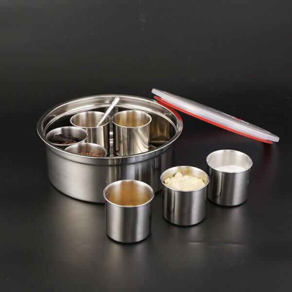 25cm SS Masala Box - Image 2