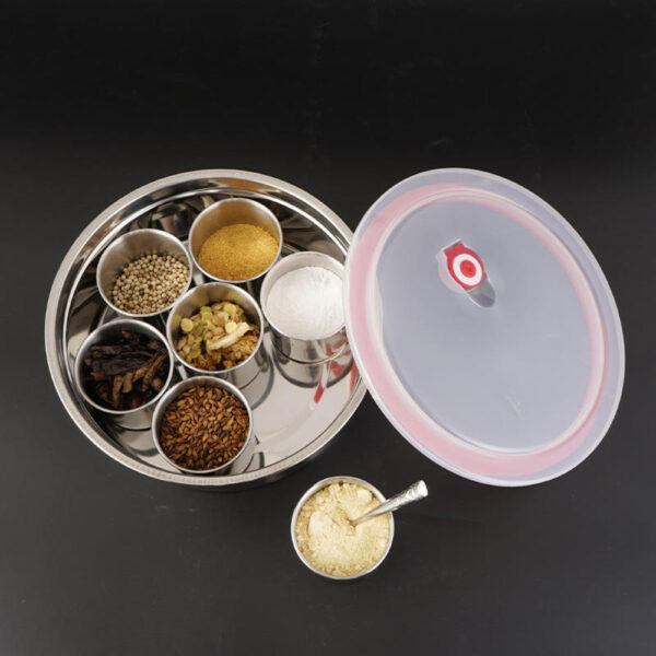 25cm SS Masala Box - Image 3