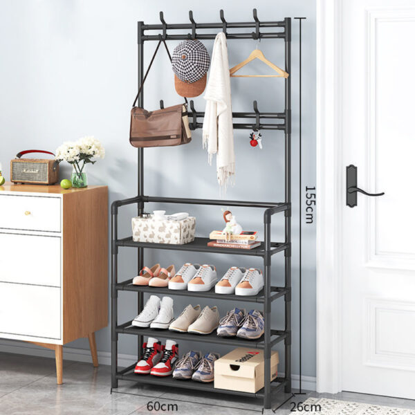 "4 Layer Cloth & Shoe Rack TM4-60 " - Image 2