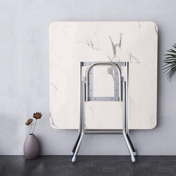 Foldable Marble Small Desk - Image 2