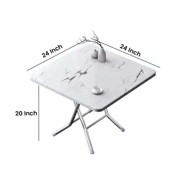 Foldable Marble Small Desk - Image 3