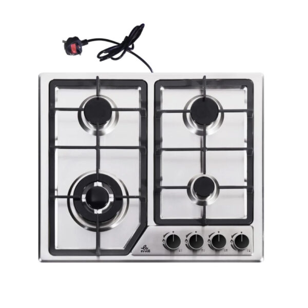 Green Life 4 Burner Glass Gas Cooker